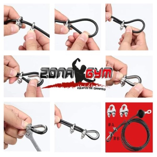 COMPONENTES DE CABLE PARA GIMNASIO